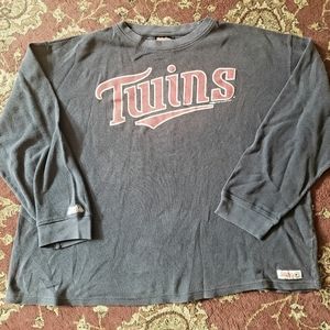 Stitches MLB Minnesota Twins Long Sleeve Thermal T-shirt, Size XL